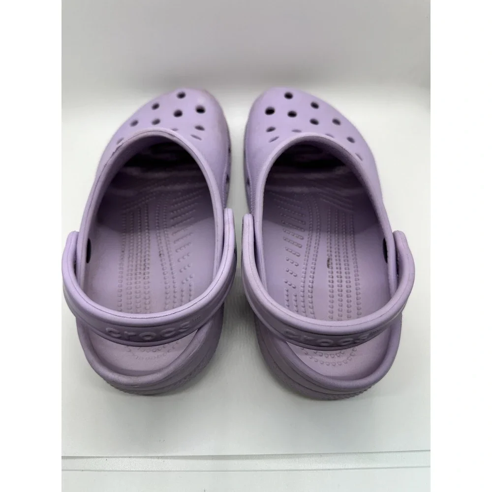 Crocs Classic Clogs Shoes Size Purple Slip On Round Toe Casual Beach Summer 7